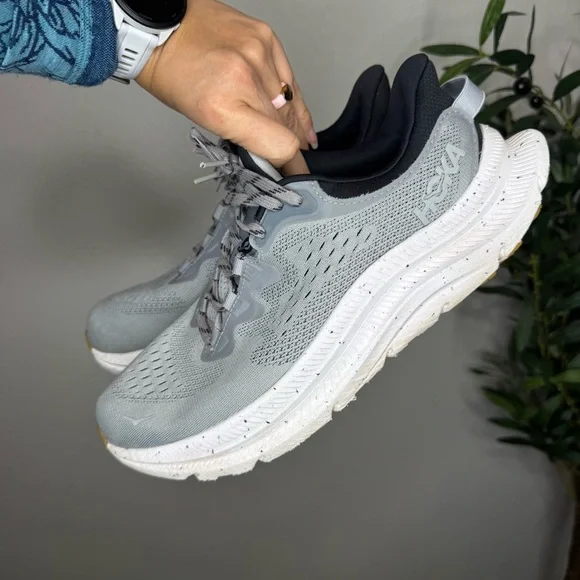 Hoka One One Kawana 2 Men’s Gray Running Sneakers Size 8.5 Mesh Foam Cushioned - Picture 3 of 11